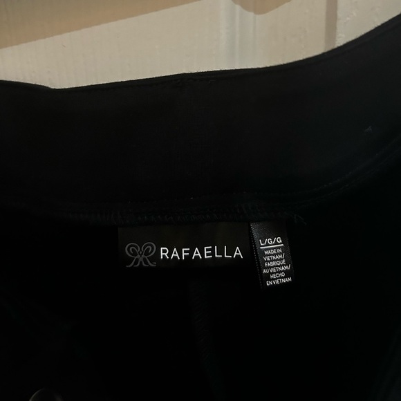 Rafaella Black Straight Leg Pants - Picture 6 of 9